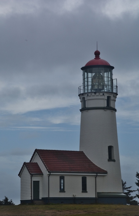 lighthouse on a cloudy day